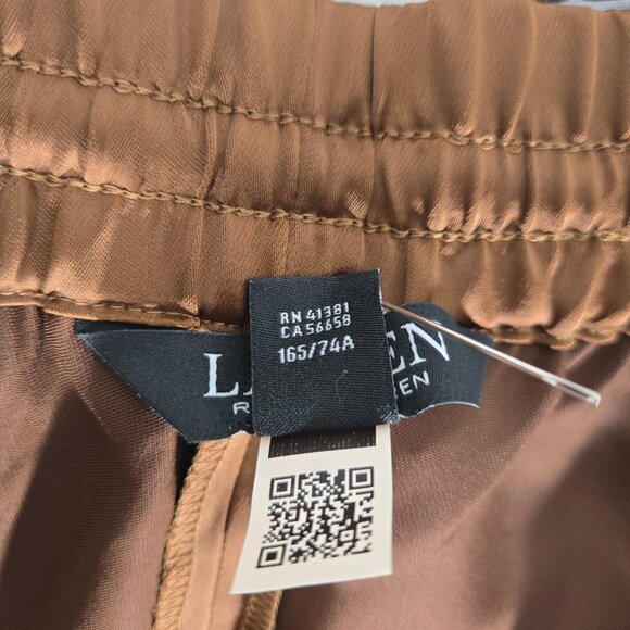 Lauren Ralph Lauren Brown Wide Leg Pants - Picture 10 of 16
